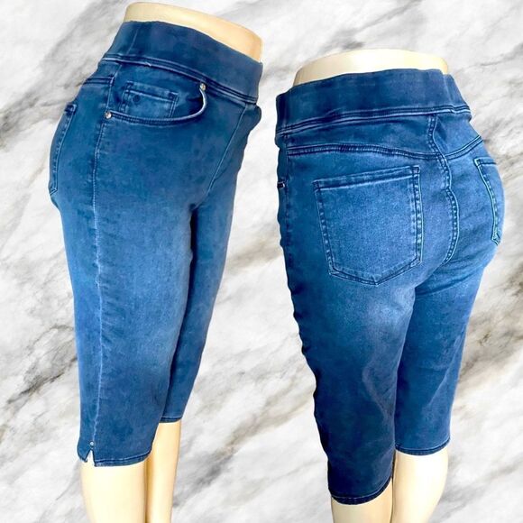S♥️LD! Gloria Vanderbilt l Avery Capri l Slimming l Pull-on l 5 pocket l 8 l EUC - Picture 4 of 8